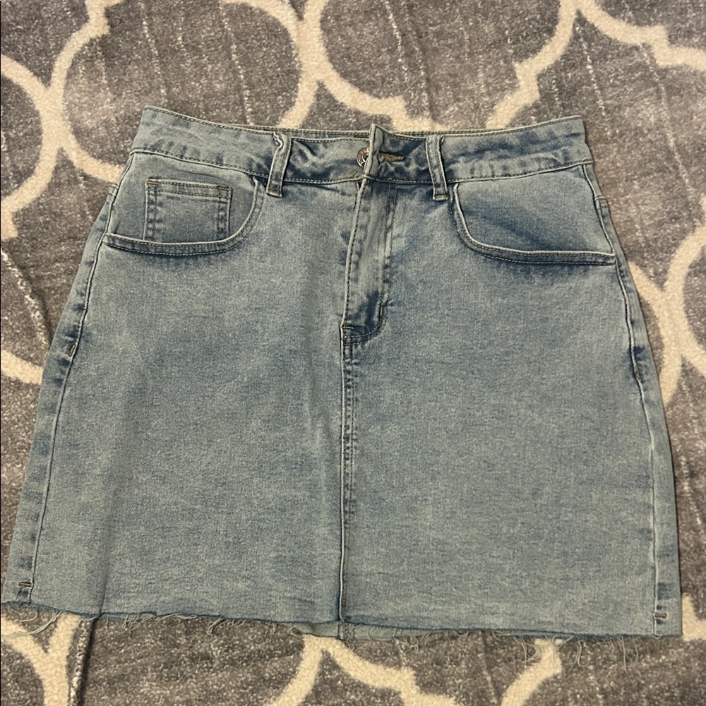 Old Navy Light Blue Mini Skirt
